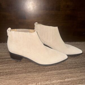 NYDJ Cream Ankle Booties